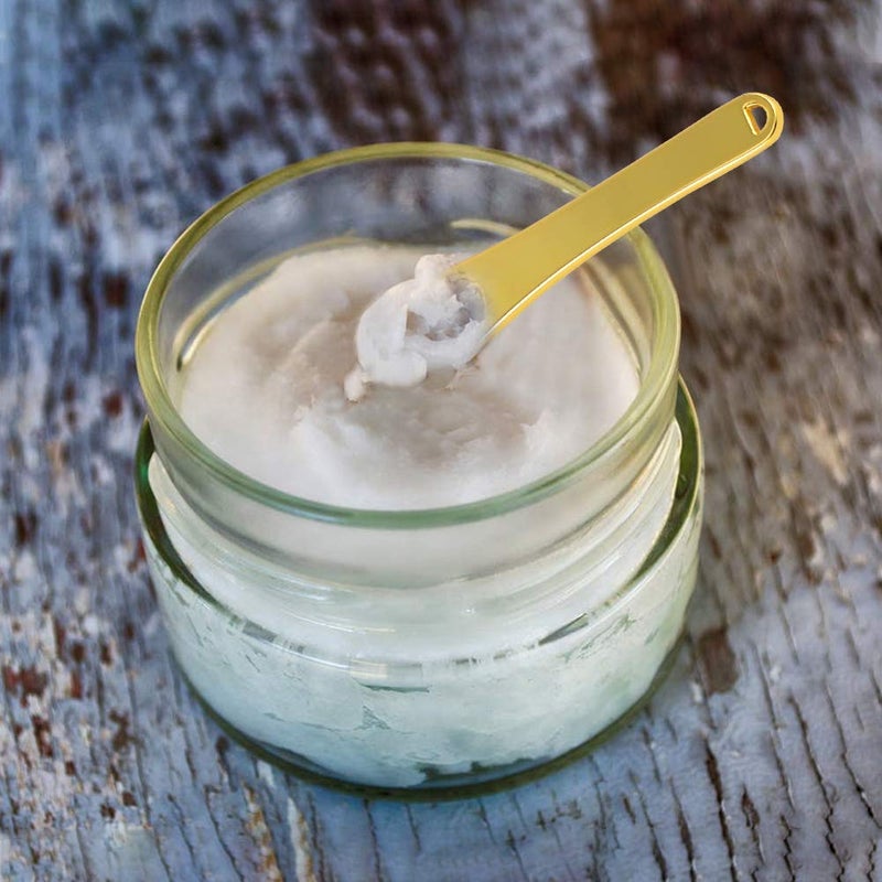 Tekson 6 Pieces Metal Cosmetic Skincare Spatula, Mini Mask facial Reusable Scoop, Makeup Beauty Spoons for Cream, Lotions, Moisturizers (Rose Gold, Gold, Silver) - Image 5